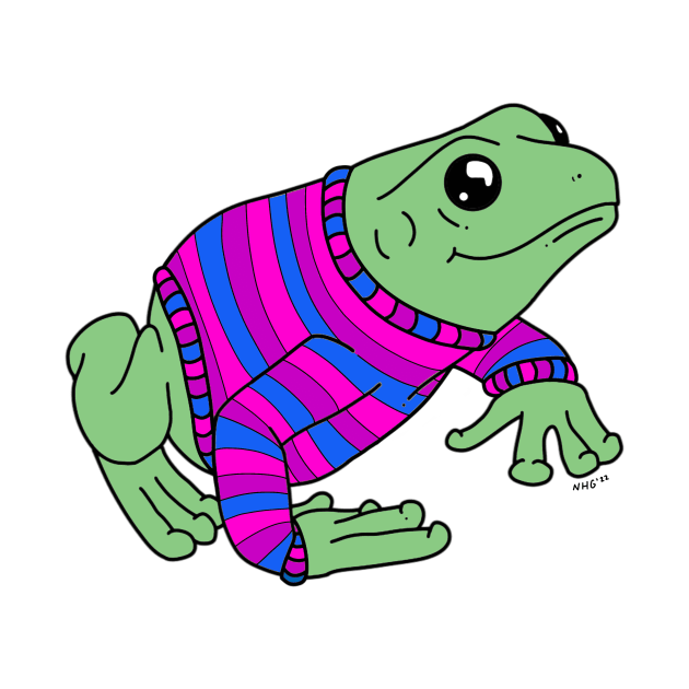 Bisexual Frog by Natalie Gilbert