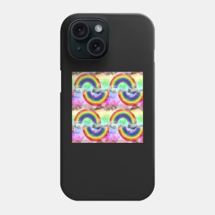 Rainbows & Rough Stripes Phone Case