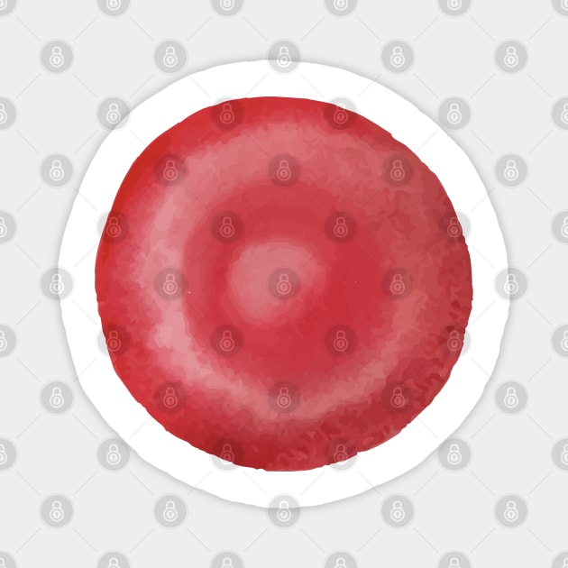 RBC red blood cell Magnet by labstud