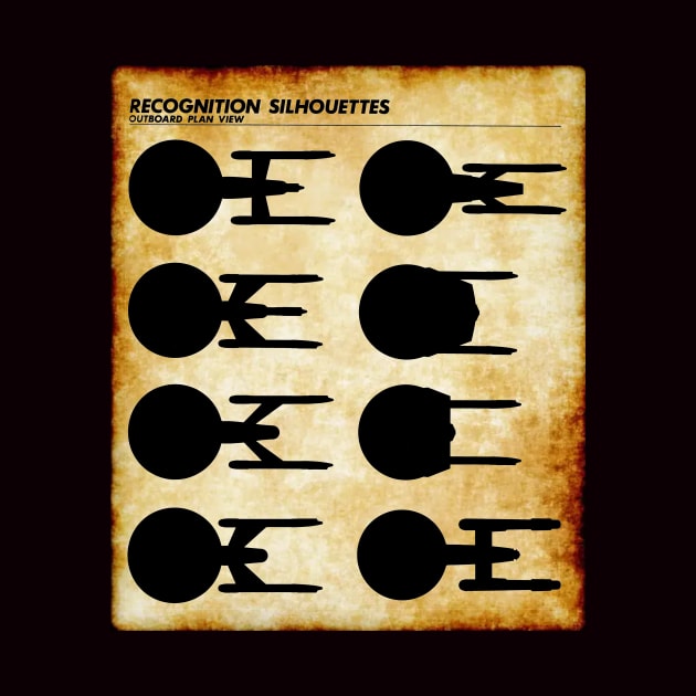 Starship Top/Bottom Silhouettes by Starbase79