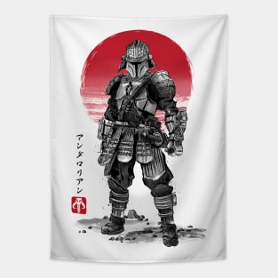 Lone Ronin sumi-e Tapestry