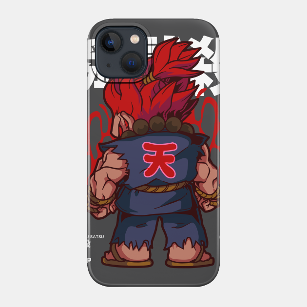 Chibi Raging Demon - Street Fighter - Phone Case