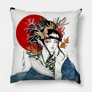 Japanese Mermaid 2020 Edition Pillow