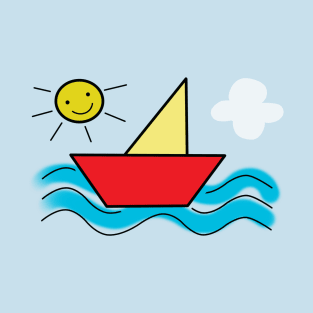 Cartoon boat T-Shirt