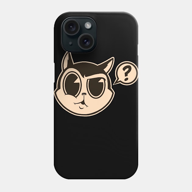 The Legend of Acid Kitty Pt. 4 - Question EVERYTHING Cute Retro Trippy Kitten Cartoon Phone Case by kgullholmen