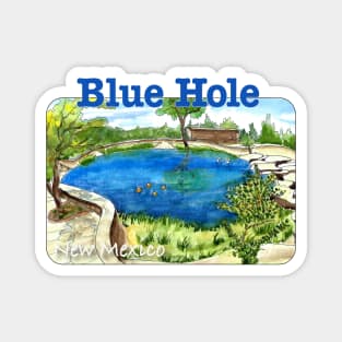 Blue Hole, New Mexico Magnet