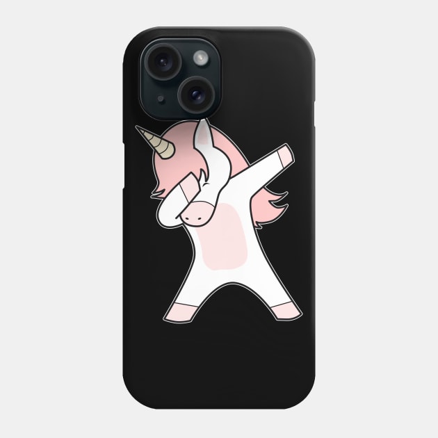 Dabbing Unicorn Phone Case by Imutobi