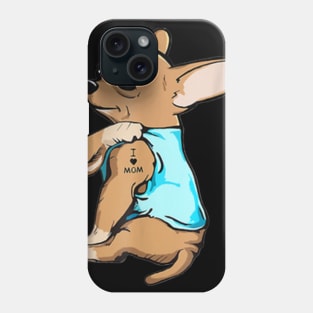 Chihuahua Tattoos I Love Mom Phone Case