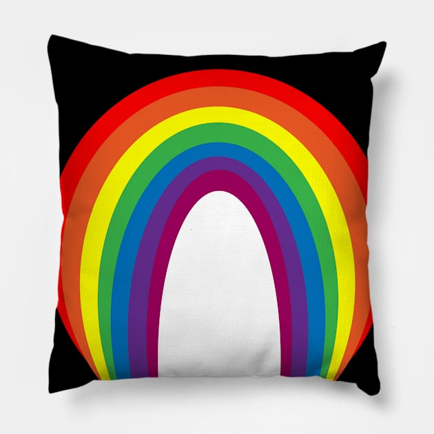 Rainbow colors design Pillow by ArianJacobs