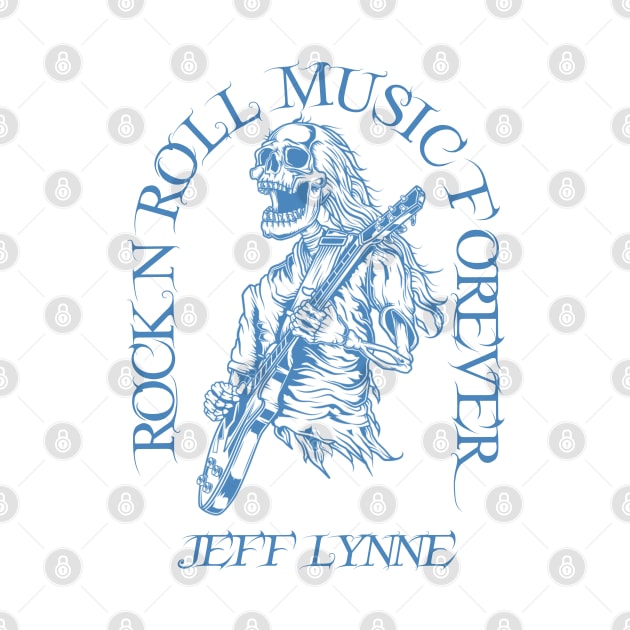 Jeff Lynne /// Skeleton Guitar Player by Stroke Line