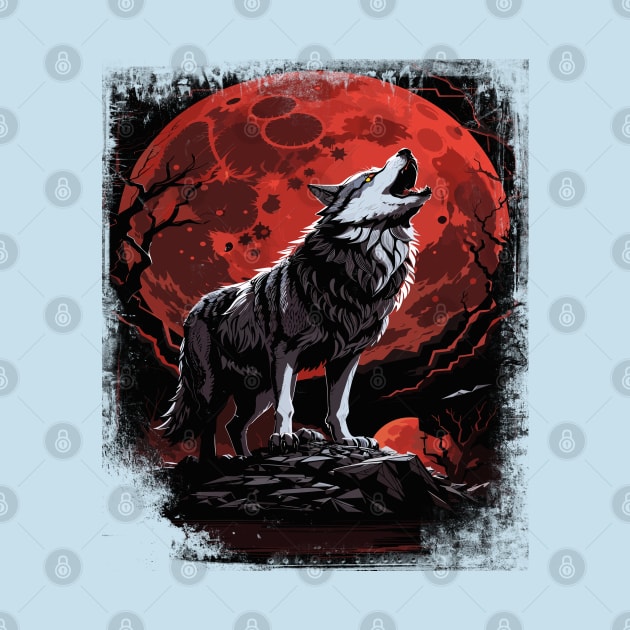 Howling at the Blood Moon by Twisted Teeze 