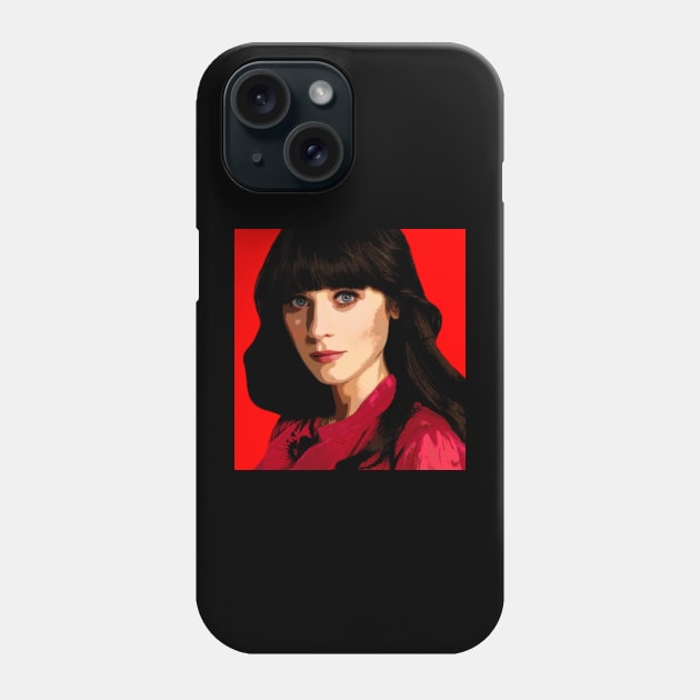 Zooey Deschanel Phone Case by oryan80