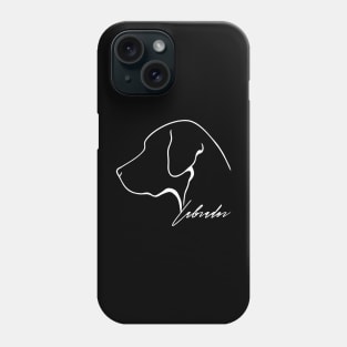 Proud Labrador profile dog Lab lover gift Phone Case