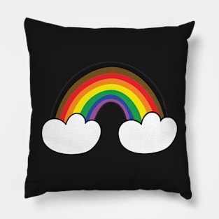 Gay pride flag Pillow