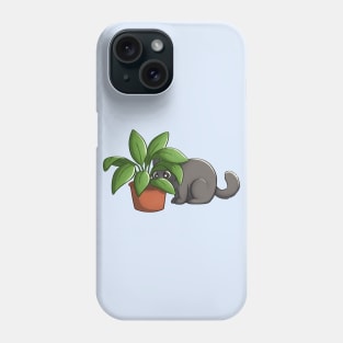 Cat And Plant Phone Case