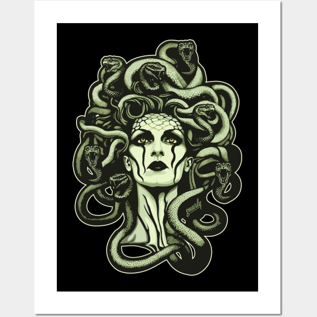  Vinyl Sticker Greek Mythology Woman Medusa Gorgon Mural Decal  Wall Art Decor EH1593 : Handmade Products