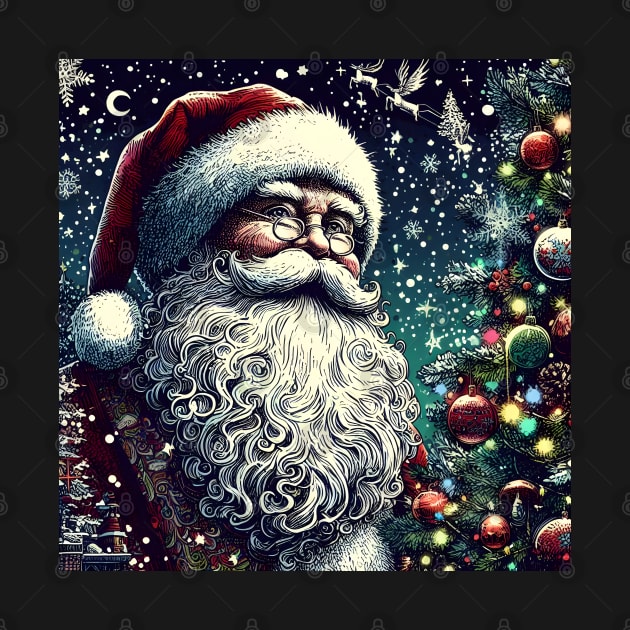 Captivating Christmas: Unleash Cheer with Unique Santa Claus Illustrations! by insaneLEDP