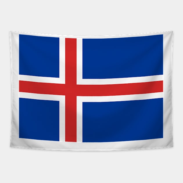 Flag of Iceland Tapestry by COUNTRY FLAGS