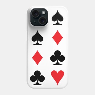 Playing Card Symbols Suit Pattern 2 Phone Case