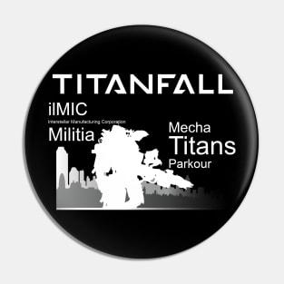 Titanfall White 2 Pin