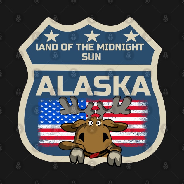 Alaska land of the midnight sun by BishBashBosh