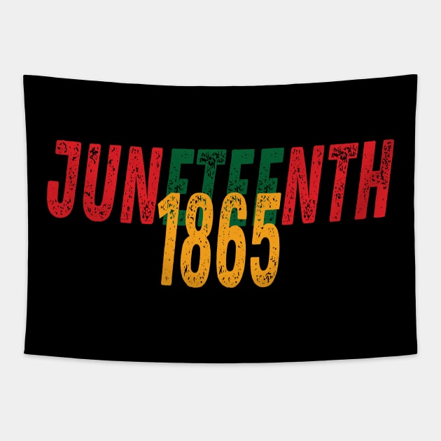 Juneteenth June 19, 1865, African American Melanin Black Tapestry by StarTshirts