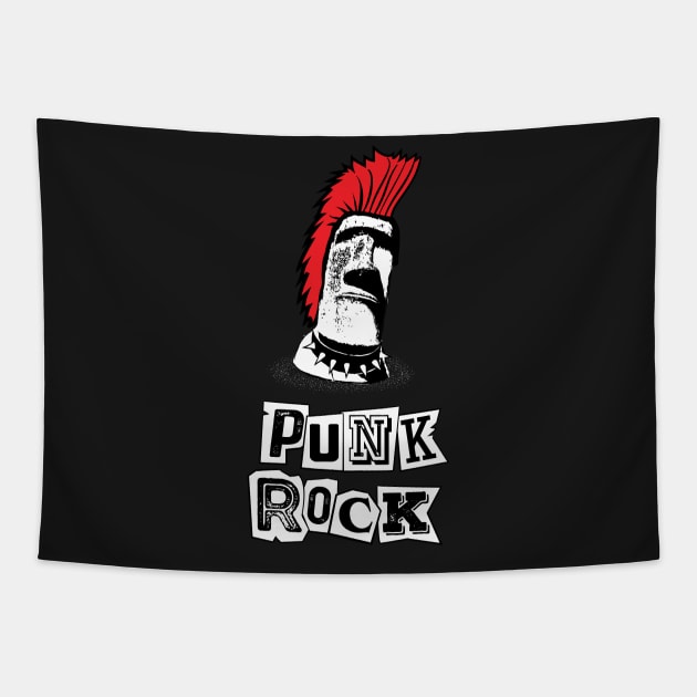 Easter Island Punk Rock Tapestry by atomguy