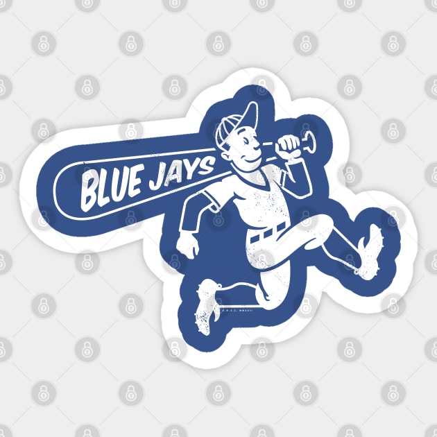 deadmansupplyco Vintage Baseball - Toronto Blue Jays (White Blue Jays Wordmark) T-Shirt