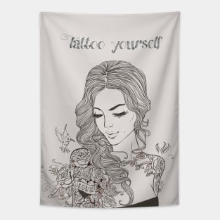 Tattoo Yourself Tapestry