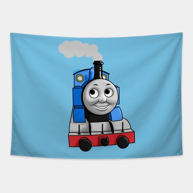 Thomas puffing along Tapestry by corzamoon