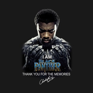 I Am Black Panther - Rip Chadwick Boseman T-Shirt
