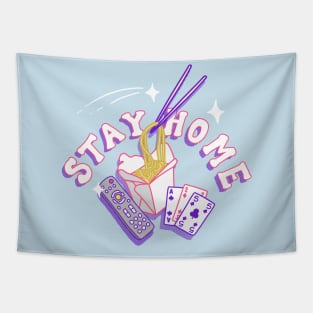 Stay Home Tapestry