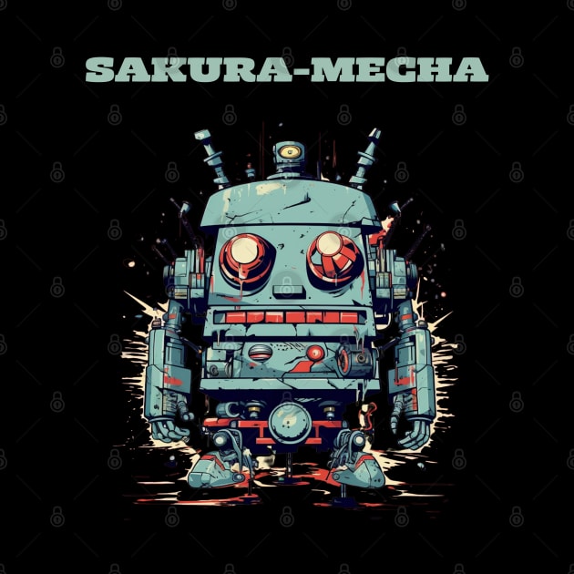 Futuristic Funny Robots Sakura-Mecha by FrogandFog