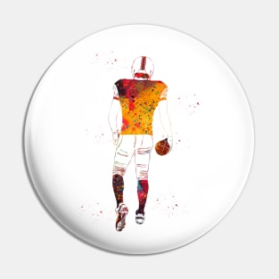 American Football Player Pin