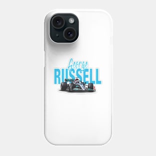 George Russell Racing Car Phone Case