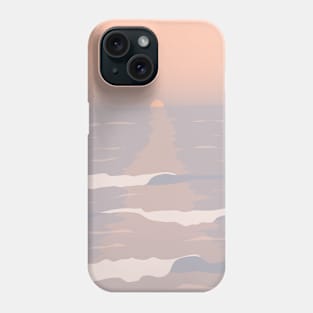 Sunset Waves Over Peru Phone Case