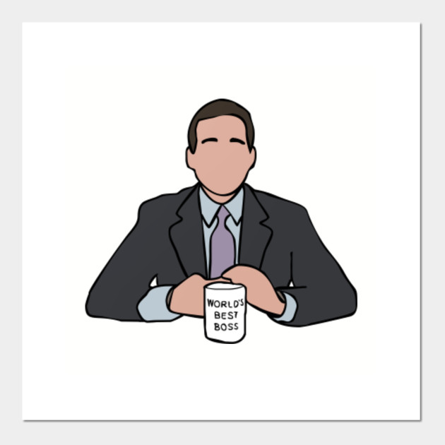 Michael Scott The Office Affiche Et Impression D Art Teepublic Fr See more of the michael scott meme company on facebook. michael scott