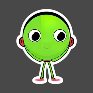 Little Green Martian T-Shirt