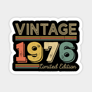 47 Years Old Vintage 1976 Limited Edition 47th Birthday Magnet