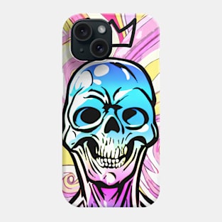 Skeletor King | Skeleton King | Apocalypse Art | Skull King | Rainbow Phone Case