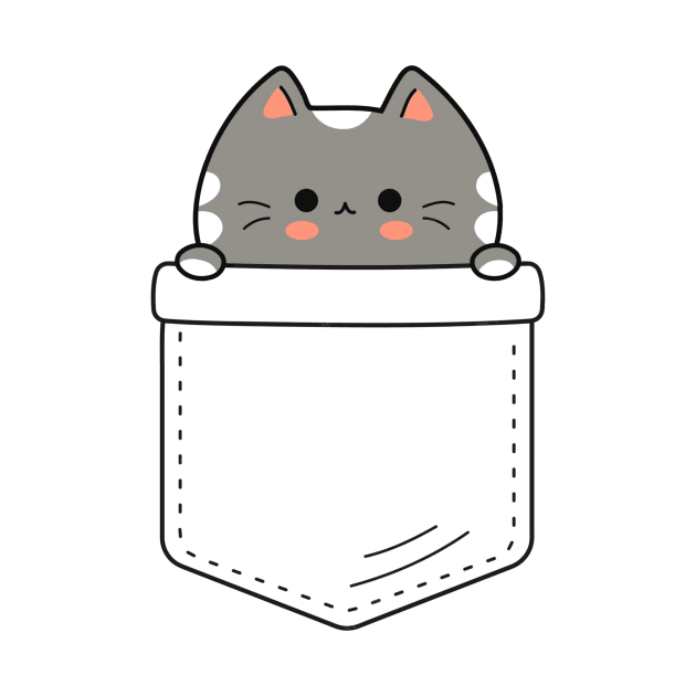 Cat in pocket by LaRaf97