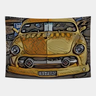 Vintage car Tapestry