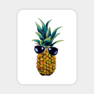 Pineapple Wearing Sunglasses Magnet