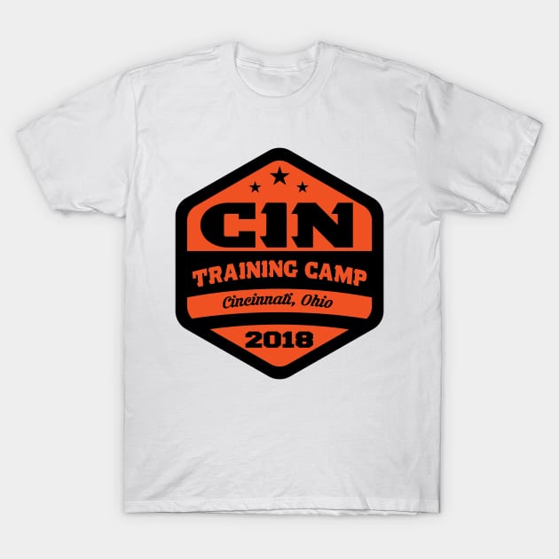 OffesniveLine Football Training Camp Cincinnati, Ohio T-Shirt