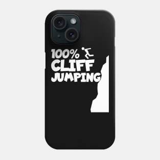 Cliff jumping Phone Case