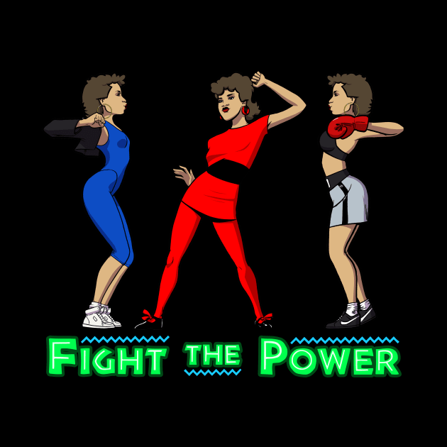 Fight The Power (with text) by Hologram Teez