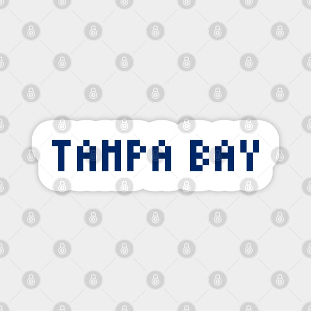 Pixel Hockey City Tampa Bay 2017 Magnet by gkillerb