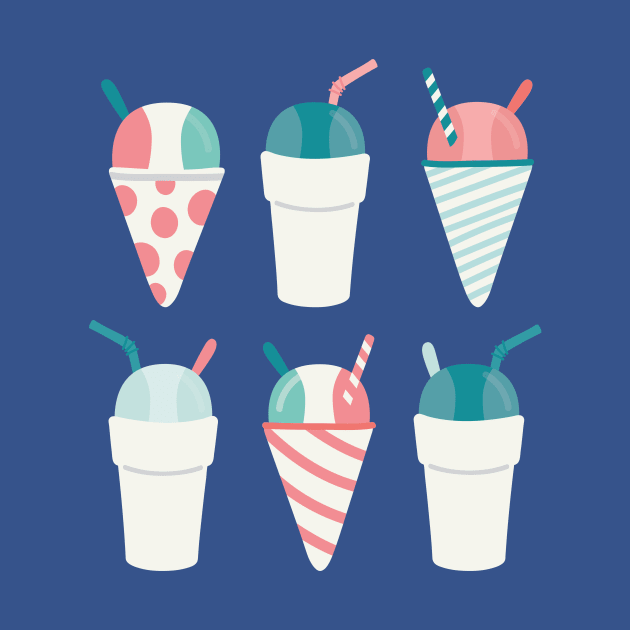 Snow Cones by allisonromerodesign