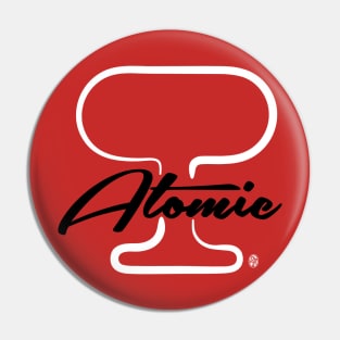 Retro Atomic Bomb Pin