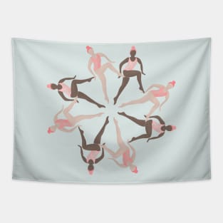 Synchronized Swimmers Tapestry